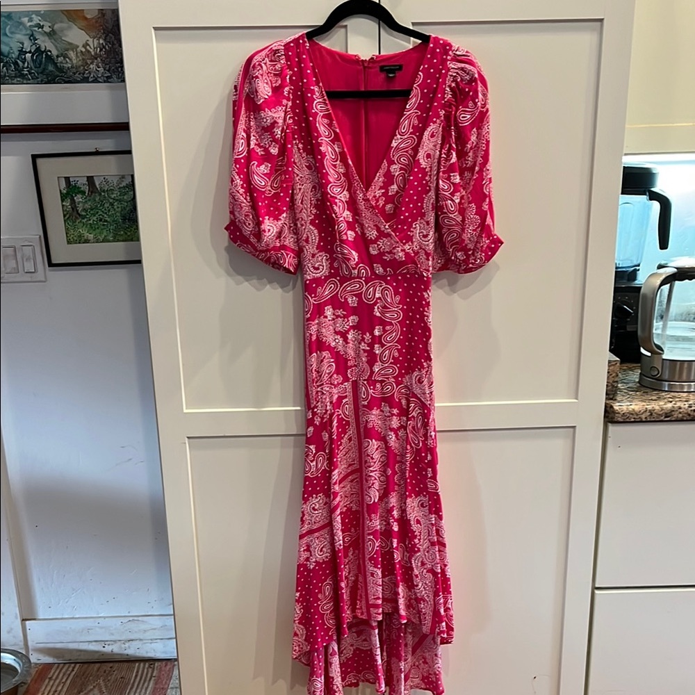 Ann Taylor Pink Paisley Dress; Size 2, NWOT